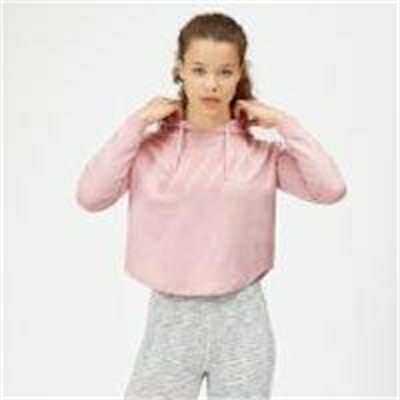 Fitness Mania - The Original Cropped Hoodie - Soft Pink - L - Soft Pink