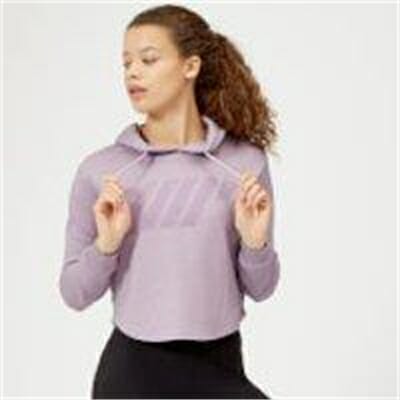 Fitness Mania - The Original Cropped Hoodie - Soft Purple - L - Soft Purple