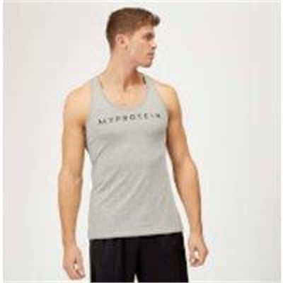 Fitness Mania - The Original Stringer Vest - Grey Marl - L - Grey Marl