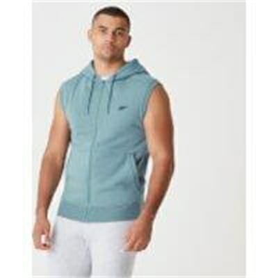 Fitness Mania - Tru-Fit Sleeveless Hoodie 2.0 - Airforce Blue - XS - Airforce Blue