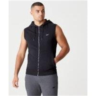 Fitness Mania - Tru-Fit Sleeveless Hoodie 2.0 - L - Black