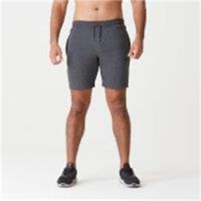 Fitness Mania - Tru-Fit Sweatshorts 2.0 - Charcoal Marl - L - Charcoal Marl