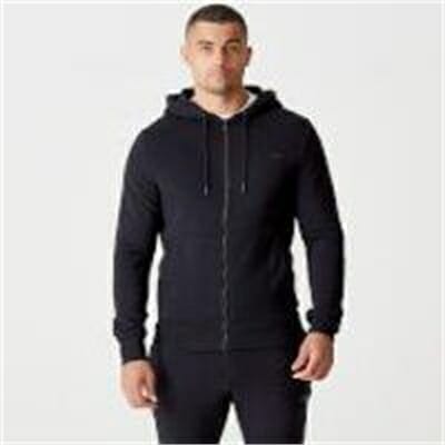 Fitness Mania - Tru-Fit Zip Up Hoodie 2.0 - Black - XS - Black