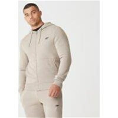 Fitness Mania - Tru-Fit Zip Up Hoodie 2.0 - Taupe - XL - Taupe