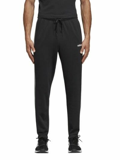 Fitness Mania - Adidas Essentials 3-Stripes Tapered Mens Track Pants - Black/White