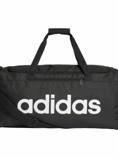 Fitness Mania - Adidas Linear Core Medium Training Duffel Bag - Black/White