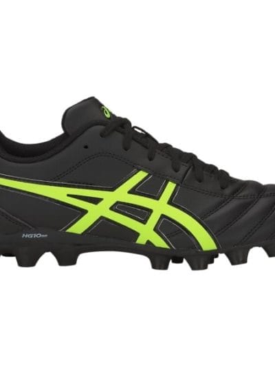 Fitness Mania - Asics Lethal Flash IT GS - Kids Boys Football Boots - Black/Hazard Green