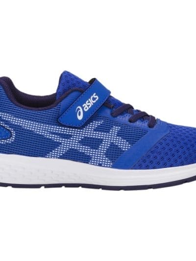 Fitness Mania - Asics Patriot 10 PS - Kids Boys Running Shoes - Imperial/White