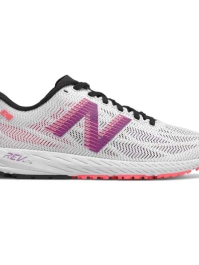 Fitness Mania - New Balance 1400v6 - Womens Running Shoes - White/Voltage Violet/Guava