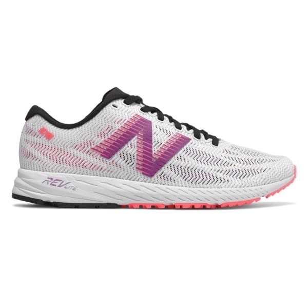 Fitness Mania - New Balance 1400v6 - Womens Running Shoes - White/Voltage Violet/Guava