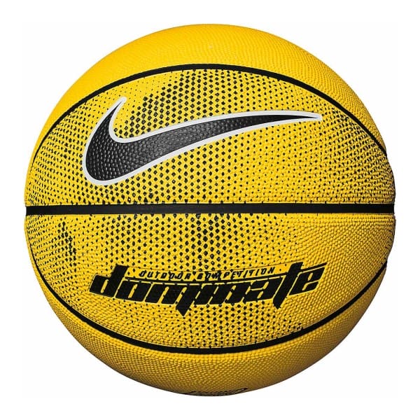 Fitness Mania - Nike Dominate Outdoor Basketball - Size 7 - Amarillo/Black/White