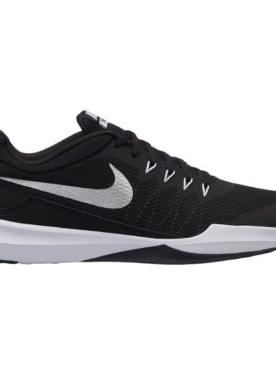 Fitness Mania - Nike Legend Trainer - Mens Training Shoes- Black/Metallic Silver/White