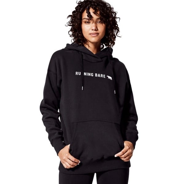 Fitness Mania - Running Bare Powder Days Womens Casual Hoodie - Black