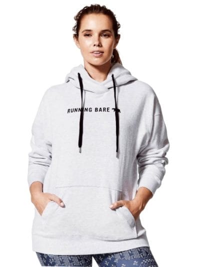 Fitness Mania - Running Bare Powder Days Womens Casual Hoodie - Snow Marle