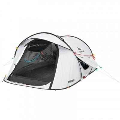 Fitness Mania - 2 Seconds Pop Up Tent Fresh & Black _PIPE_ 2 Person - White