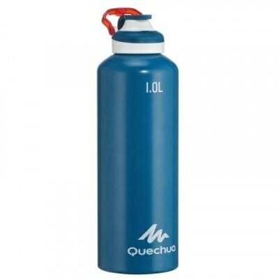 Fitness Mania - 500 Aluminium Hiking Flask With Quick-Open Cap - 1 Litre