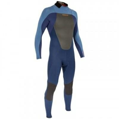 Fitness Mania - 500 Men's 3/2 mm Neoprene Surfing Wetsuit - Blue