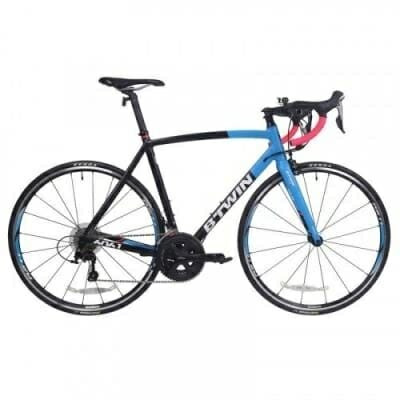 Fitness Mania - Adult Road Bike - Ultra 700 - Black/Light Blue