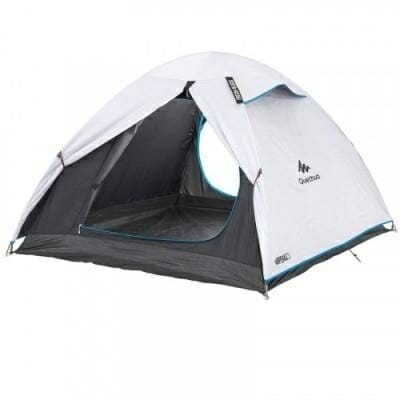 Fitness Mania - Arpenaz Fresh&Black 3 Person Camping Tent - White