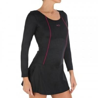 Fitness Mania - Audrey Women's Long Sleeve Swimsuit - Black
