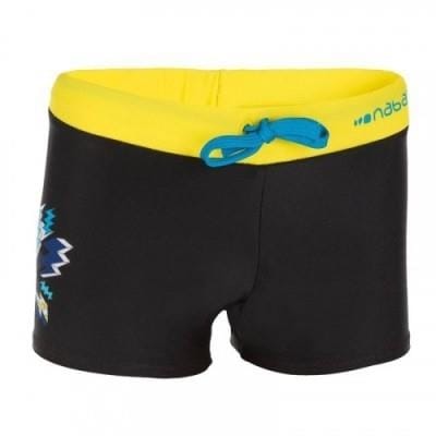 Fitness Mania - B-ACTIVE PEP BUZZ Boy's Swim Shorts Black Yellow