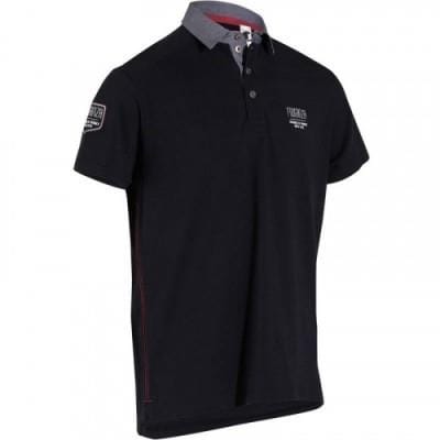 Fitness Mania - Blason Short-Sleeved Horse Riding Polo - Navy