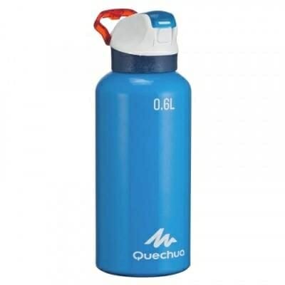 Fitness Mania - Hiking flask 900 instant lid with straw 0.6 litres aluminium blue