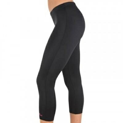 Fitness Mania - Mid Leg Suit Leggings Swimsuit Bottoms - Black