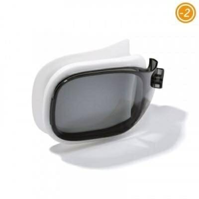 Fitness Mania - Nabaiji Selfit Optical Lens Corrective Swimming Goggles Size L - Smoke -2