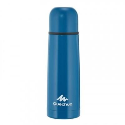 Fitness Mania - Stainless Steel Insulated Hiking Bottle - 0.4 L Blue