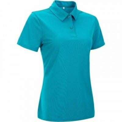 Fitness Mania - Women's Tennis Badminton Squash Polo Shirt Essential 100 - Blue