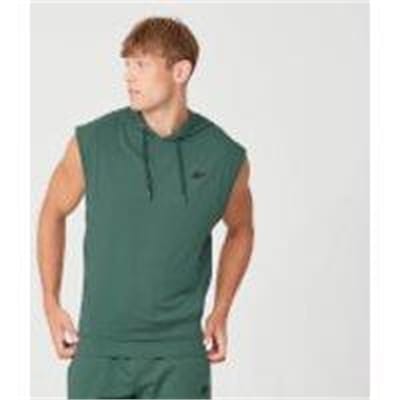 Fitness Mania - Form Sleeveless Hoodie - Pine - XS