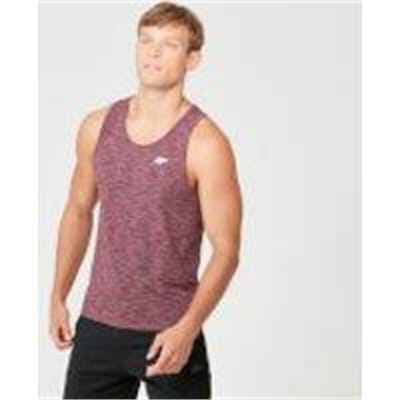 Fitness Mania - Performance Tank Top - Burgundy Marl - S