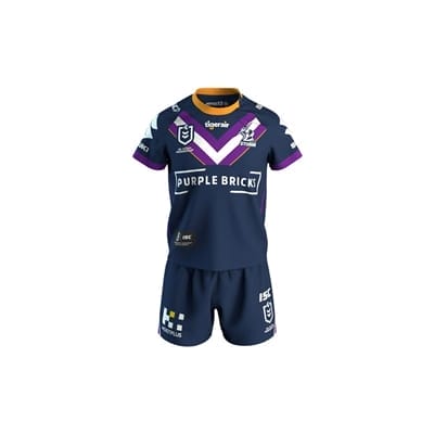 Fitness Mania - Melbourne Storm Toddlers Home Jersey Set 2019