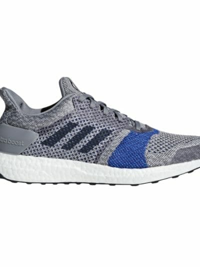 Fitness Mania - Adidas Ultra boost ST - Mens Running Shoes - Grey/Raw White/Legend Ink