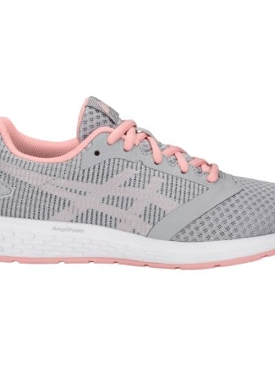 Fitness Mania - Asics Patriot 10 GS - Kids Girls Running Shoes - Mid Grey/Frosted Rose