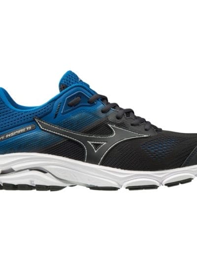 Fitness Mania - Mizuno Wave Inspire 15 - Mens Running Shoes - Blue Graphite/Snorkel Blue