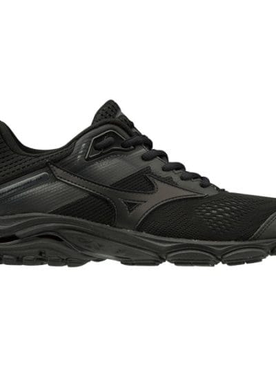 Fitness Mania - Mizuno Wave Inspire 15 - Womens Running Shoes - Triple Black/Dark Shadow