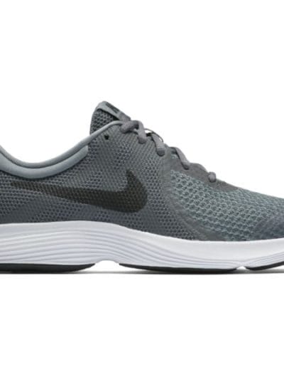 Fitness Mania - Nike Revolution 4 GS - Kids Boys Running Shoes - Dark Grey/Black/Cool Grey