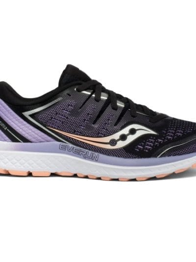 Fitness Mania - Saucony Guide ISO 2 - Womens Running Shoes - Black/Purple