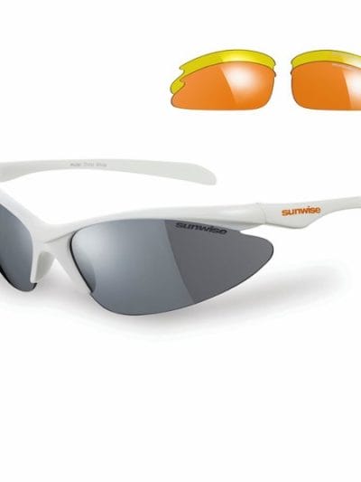 Fitness Mania - Sunwise Thirst Sports Sunglasses + 3 Lens Sets - White