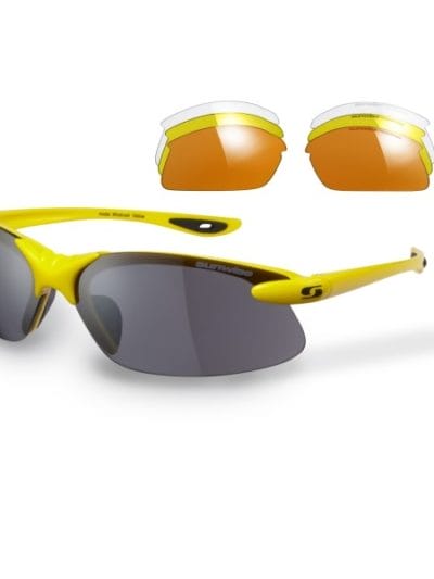 Fitness Mania - Sunwise Windrush Sports Sunglasses + 4 Lens Sets - Yellow