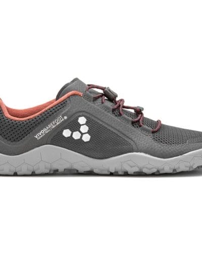 Fitness Mania - Vivobarefoot Primus Trail FG - Womens Trail Running Shoes - Dark Gull/Grey