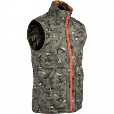 Fitness Mania - 100 Island Camo Padded Gilet - Green