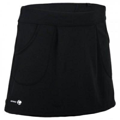 Fitness Mania - 500 Girls' Pocket Skirt - Black