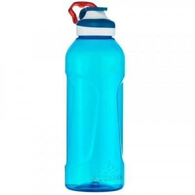 Fitness Mania - 500 Quick-Opening Plastic (Tritan) 0.8 Litre Water Bottle - Blue