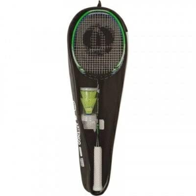 Fitness Mania - Adult Badminton Racquets Partner Set - Blue/Green