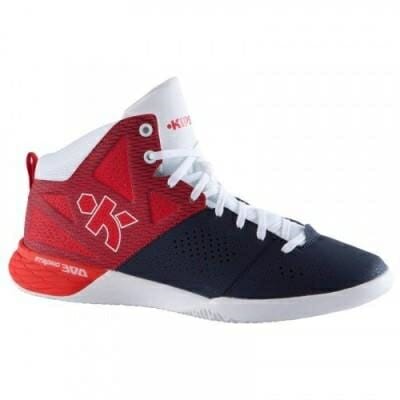 Fitness Mania - Adult Basketball Shoes Strong 300 II - Navy Blue and Red