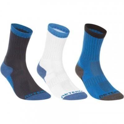 Fitness Mania - Adult High Sports Socks RS500 - 3 Pack - Blue
