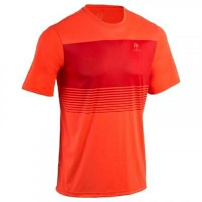 Fitness Mania - Adult Tennis Badminton Squash T-Shirt Soft 500 - Orange